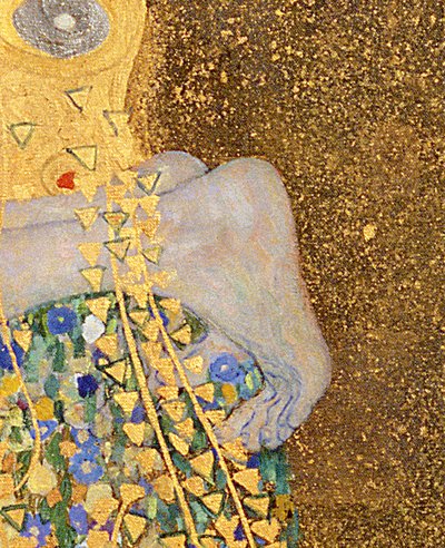 Der Kuss, 1907-08 (Detail) von Gustav Klimt